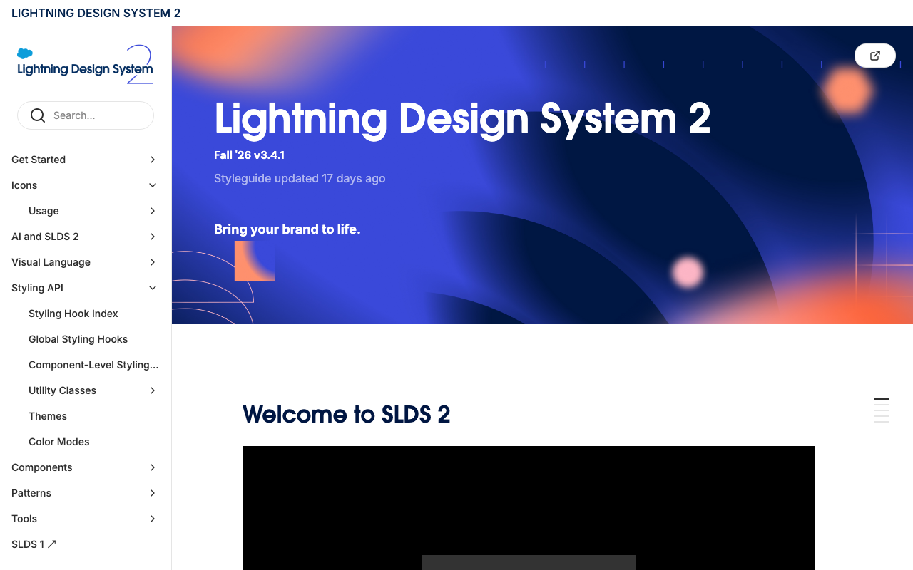 Salesforce Lightning Design System